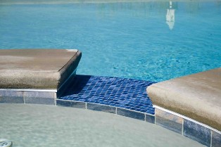 Residential pool maintained by Spectrum Pool Care in Bel Air